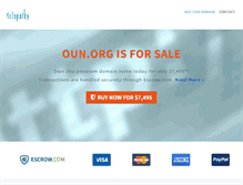 Tablet Screenshot of oun.org